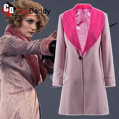 queenie costume|queenie goldstein pink coat.